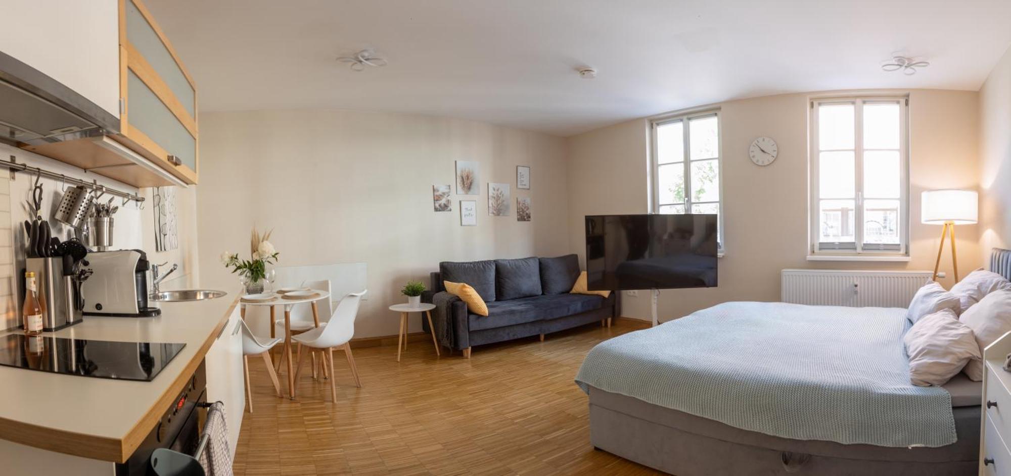Ein Gemuetliches Studio Mit Netflix Im Zentrum Bahnhofsnaehe Coburg Exterior foto